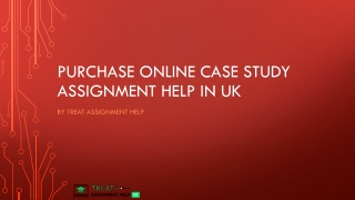 Purchase Online Case Study Assignment Help In UK