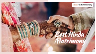 Best Hindu Matrimony