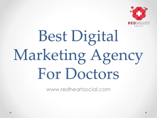 Best Digital Marketing Agency For Doctors - www.redheartsocial.com