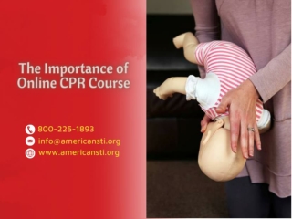 The Importance of Online CPR Course