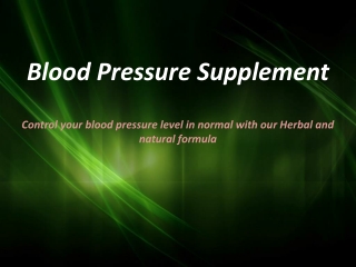 Blood Pressure Supplements Herbs in West Covina/CA