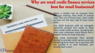 Best retail credit services in Umhlanga