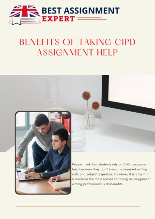 Benefits Of Taking CIPD Assignment Help