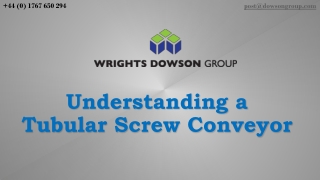 Understanding a Tubular Screw Conveyor