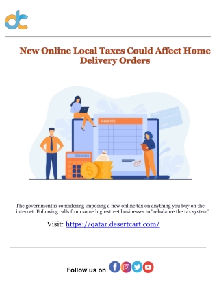 New Online Local Taxes Could Affect Home Delivery Orders
