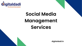 Social Media Management Services