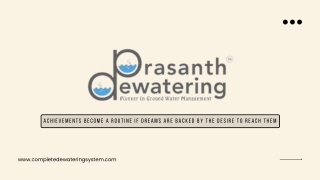 Prasanth Dewatering