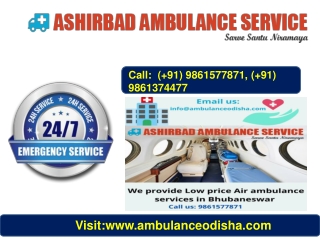 Air ambulance services in Bhubaneswar