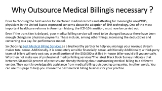 Best Medical Billing Services
