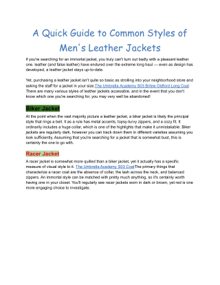 a-quick-guide-to-common-styles-of-men's-leather-jackets