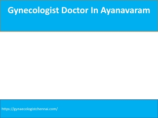 gynecologist doctor in ayanavaram