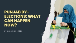 Punjab By-Elections What Can Happen Now