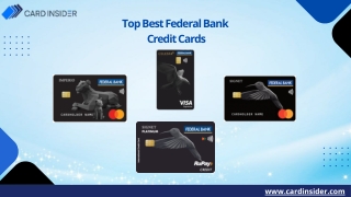 Feddral Bank Credit cards