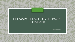 Nft marketplace development company19