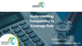 Understanding Transparency in Coverage Rule