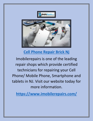 Cell Phone & Smartphone Repair in Brick NJ