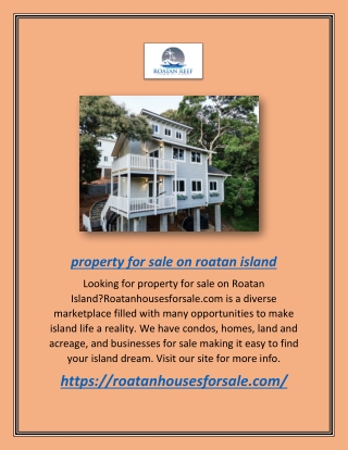 Property for Sale on Roatan Island | Roatanhousesforsale.com