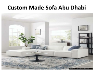 Custom Made Sofa Abu Dhabi