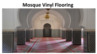 Mosque Vinyl Flooring