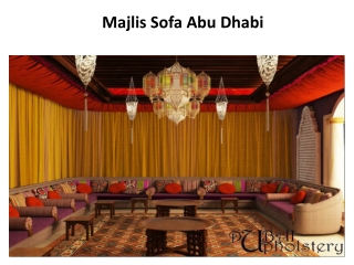 Majlis Sofa Abu Dhabi