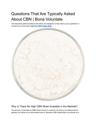 Questions That Are Typically Asked About CBN _ Bona Voluntate