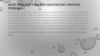 A complete guide to resolve QuickBooks Printing Problems