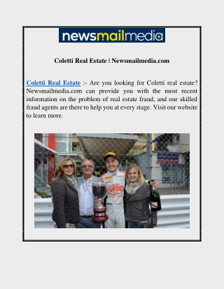 Coletti Real Estate | Newsmailmedia.com