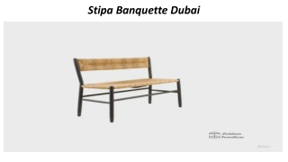 Stipa Banquette Dubai
