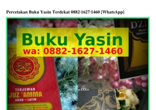 Percetakan Buku Yasin Terdekat Ö882-IϬ2ᜪ-IᏎϬÖ{WA}