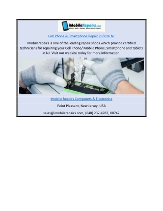 Cell Phone & Smartphone Repair in Brick NJ