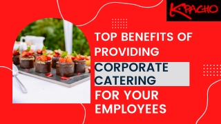 Top Benefits of Providing Corporate Catering for Your Employees