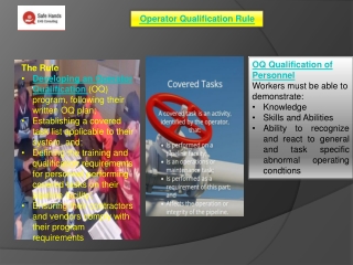Pipeline Operator Qualification Training