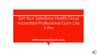 Health Cloud Accredited Professional Practice Questions