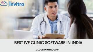 BEST IVF CLINIC SOFTWARE IN INDIA