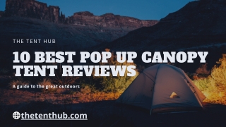 10 Best Pop Up Canopy Tent Reviews