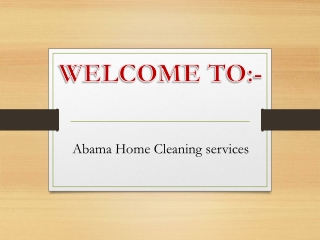 Abama Home Cleaning services