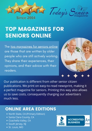 Creating Senior Magazines with a Professional Look