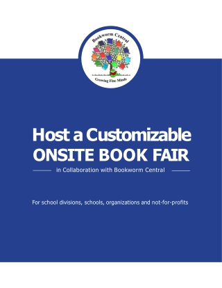 Host a Customizable Onsite Book Fair