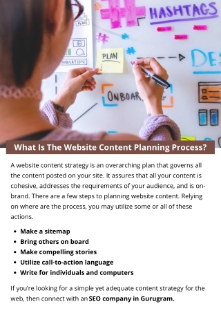 What Is The Website Content Planning Process?