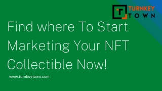 Find where To Start Marketing Your NFT Collectible Now!