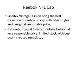 Reebok NFL Cap