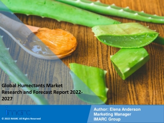 Humectants Market PDF, Size, Share | Industry Trends Report 2022-2027