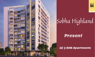 Sobha Highland Hosur Road  Bengaluru - Fulfill Your Every Desire