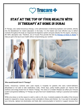 Doctor at Home in Dubai