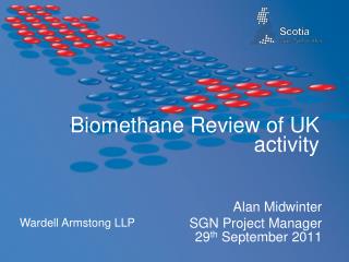 Biomethane Review of UK activity