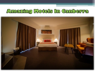 Amazing Motels In Canberra