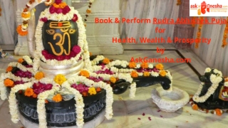 Book & Perform Rudra Abhishek Puja for Health, Wealth & Prosperity