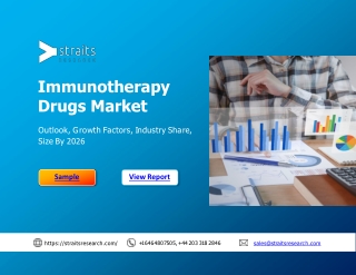 The immunotherapy drugs market