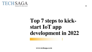Top 7 steps to kick-start IoT app development in 2022