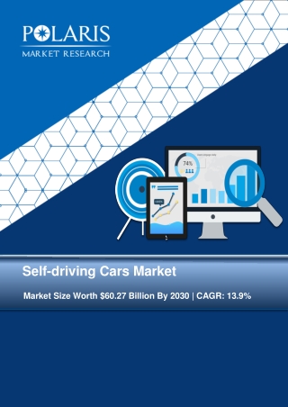 Self-driving Cars Market Size worth $60.27 Billion By 2030 | CAGR: 13.9%